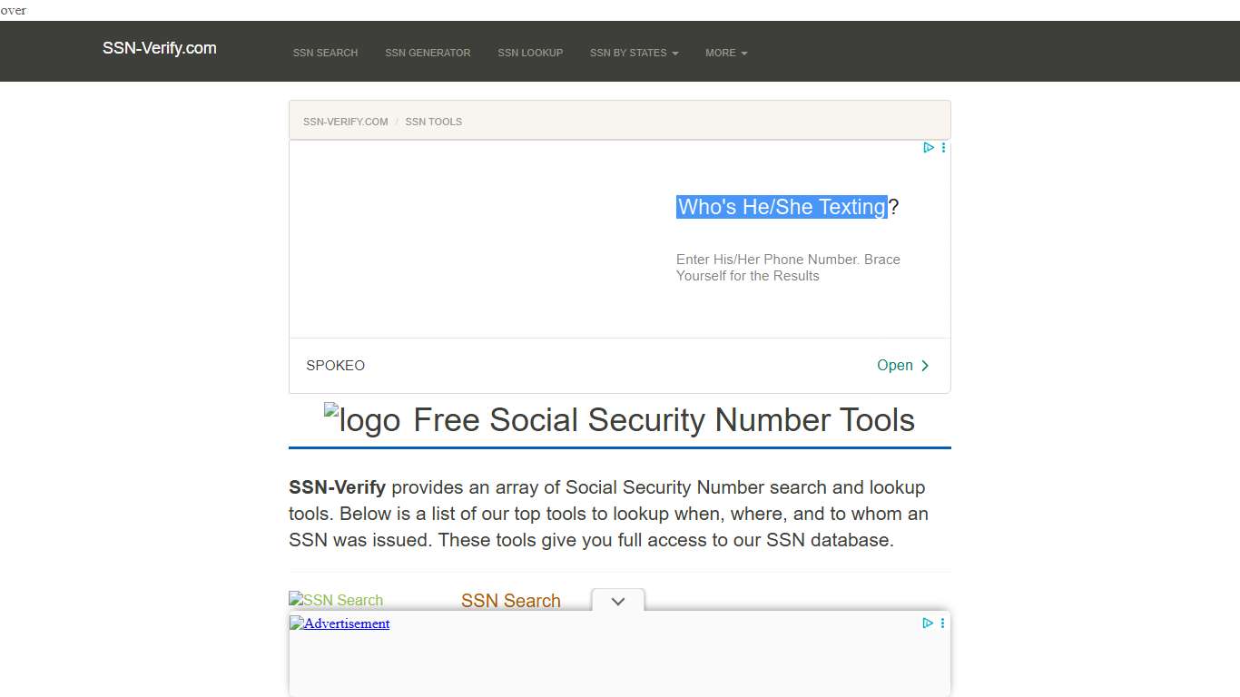 Free SSN Search Tools SSN-Verify.com